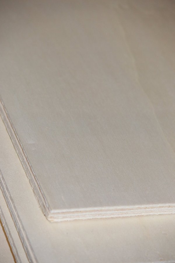 1 Stück Pappelsperrholz 3,0 x 500 x 250 mm
