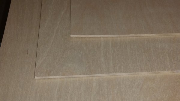 1 Stück Birkensperrholz 1,0 x 495 x 295 mm