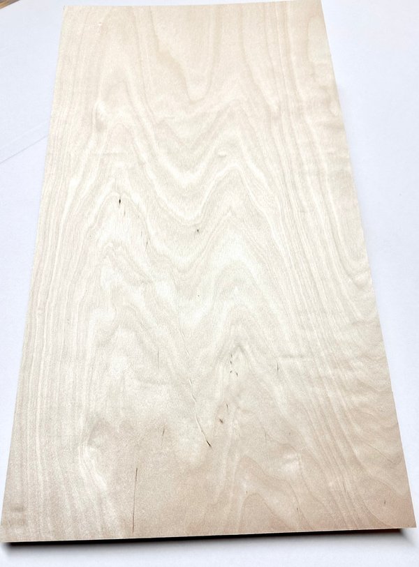 1 Stück Birkensperrholz 1,0 x 495 x 295 mm